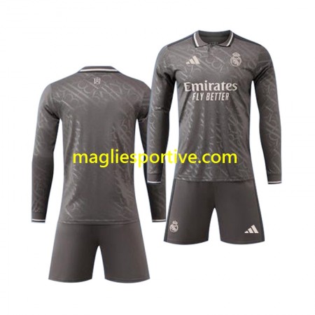 Completo Calcio Real Madrid Bambino Divisa Terza 2024-2025 ML